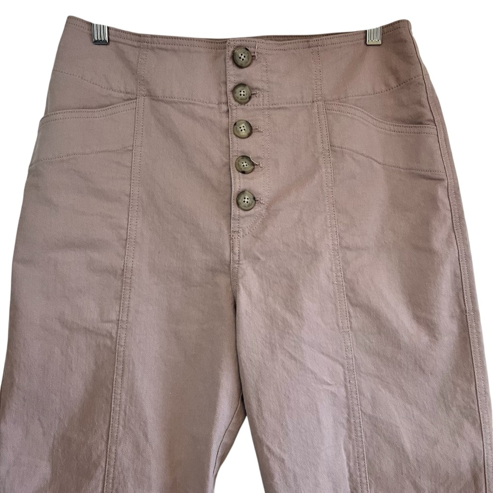 Club Monaco cropped high waist utility casual pants size 10 excellent condition - Picture 6 of 14